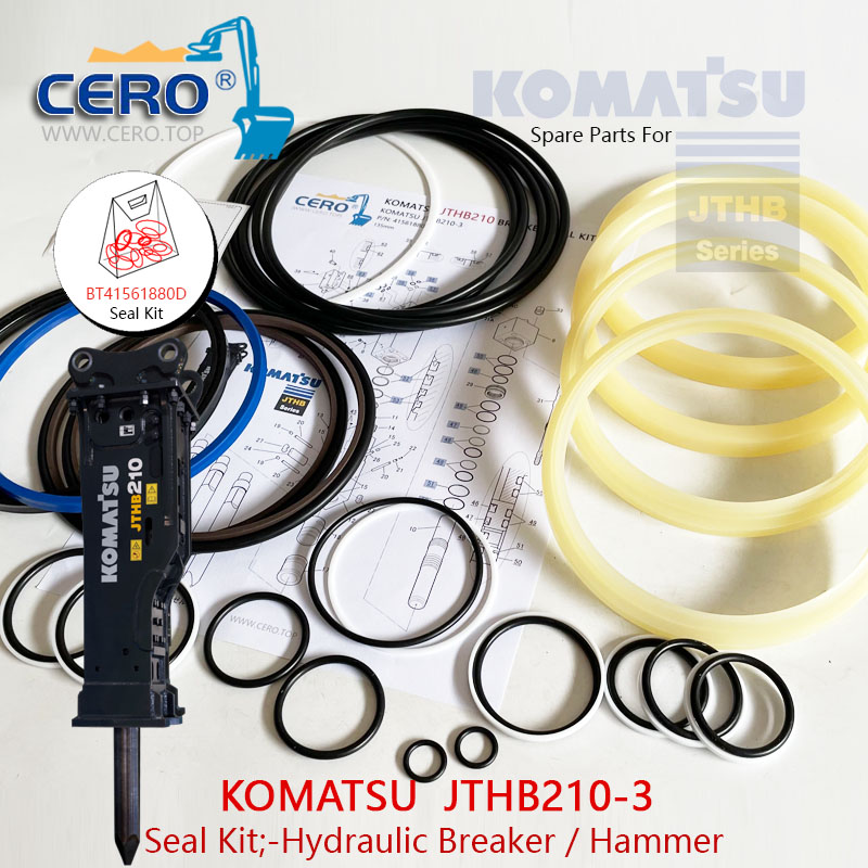 24時間限定タイムセール JTHB210-3 JTHB210 KOMATSU Seal BT41561880D Kit パーツ