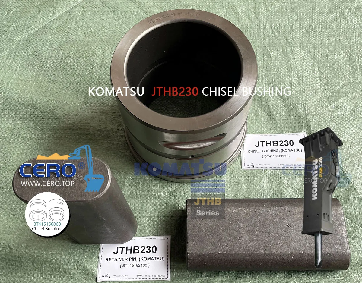 KOMATSU JTHB230 CHISEL BUSH BT415156060 BUSH BT415153140