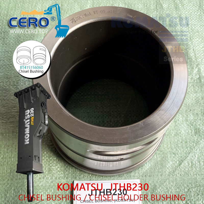KOMATSU JTHB230 CHISEL BUSH BT415156060 BT415153140 CHISEL HOLDER BUSHING