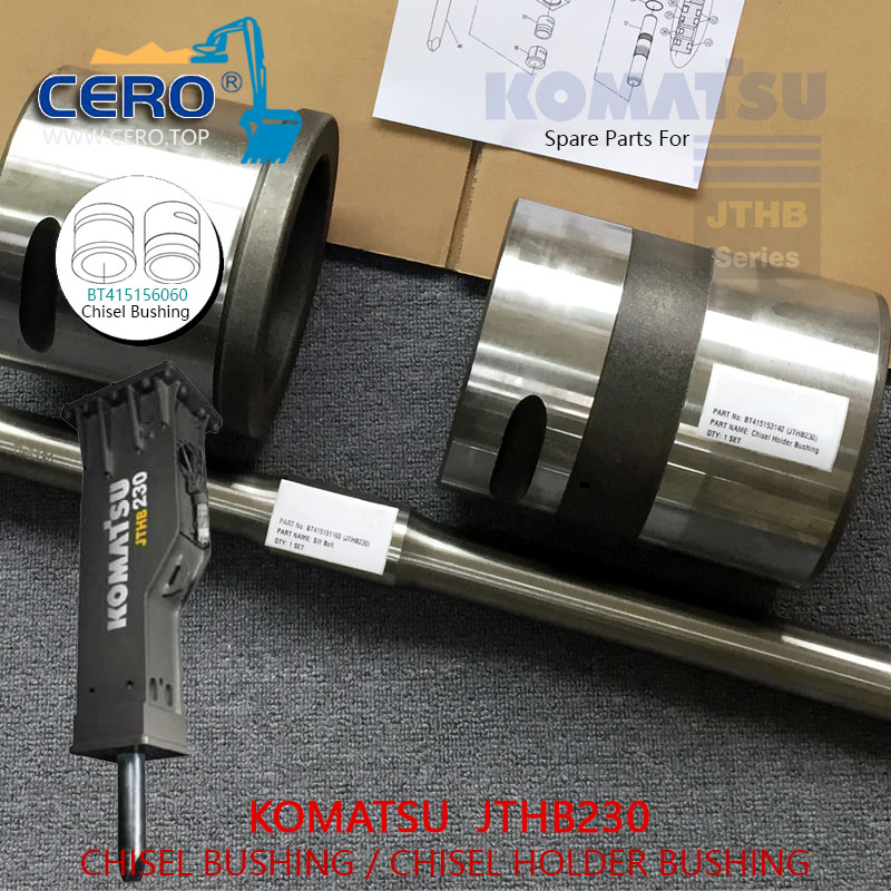KOMATSU JTHB230 CHISEL BUSH BT415156060 BT415153140 CHISEL HOLDER BUSHING