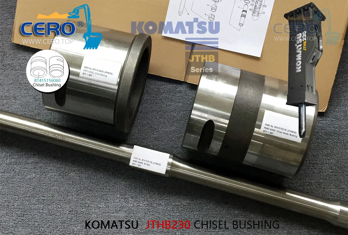 KOMATSU JTHB230 CHISEL BUSH BT415156060 BUSH BT415153140