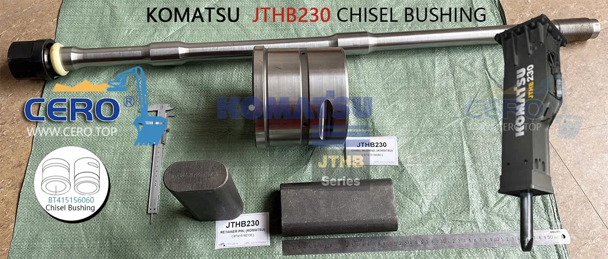 KOMATSU JTHB230 CHISEL BUSH BT415156060 BUSH BT415153140