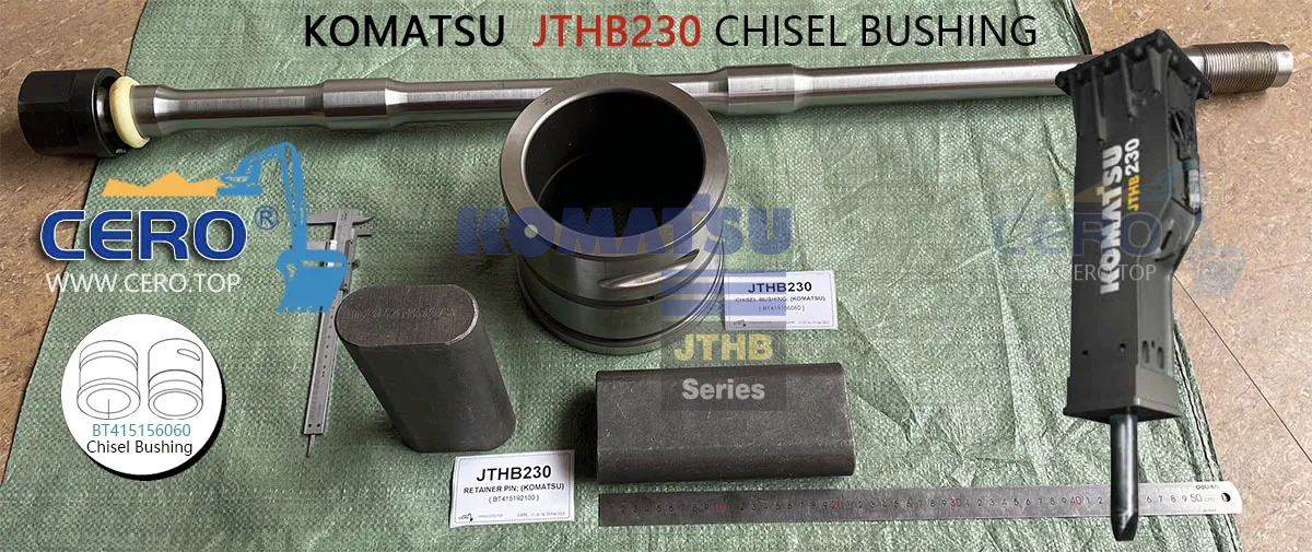 KOMATSU JTHB230 CHISEL BUSH BT415156060 BUSH BT415153140