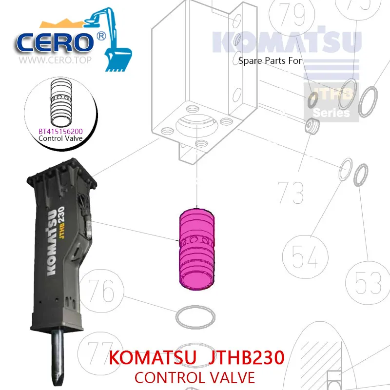 KOMATSU JTHB230 CONTROL VALVE BT415156200 JTHB-230