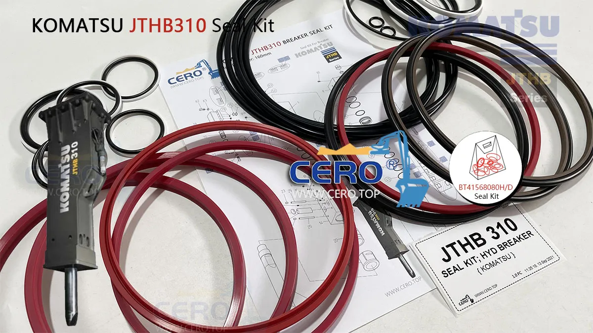 KOMATSU JTHB310 JTHB-310 Seal Kit BT41568080H BT41568080D