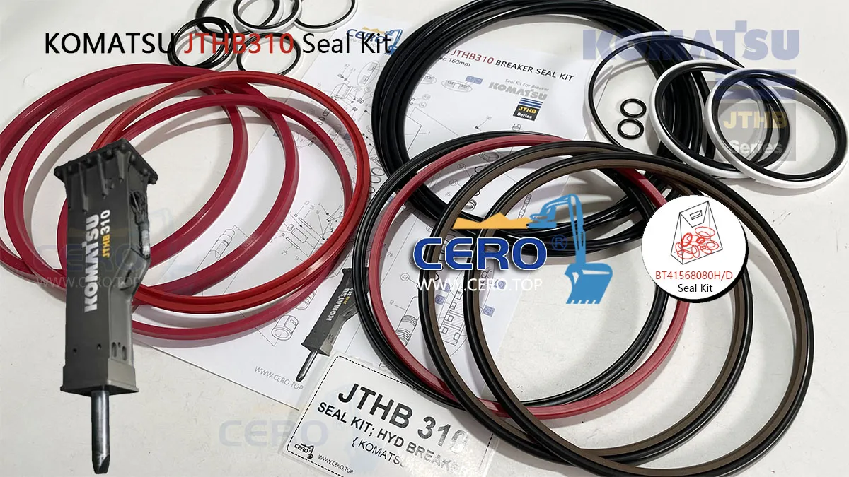 KOMATSU JTHB310 JTHB-310 Seal Kit BT41568080H BT41568080D