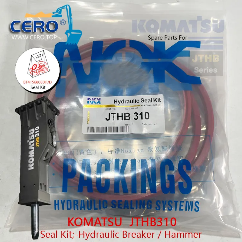 KOMATSU JTHB310 JTHB-310 Seal Kit BT41568080H BT41568080D