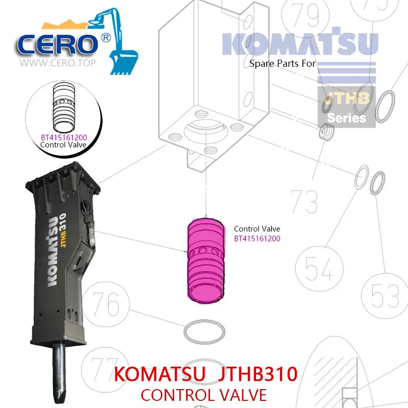 KOMATSU JTHB310 JTHB-310 CONTROL VALVE BT415161200