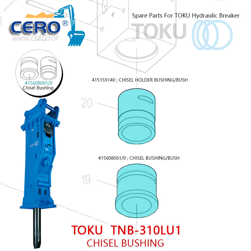 TOKU TNB-310LU1 TNB310LU1 CHISEL BUSH 415608061 415608060