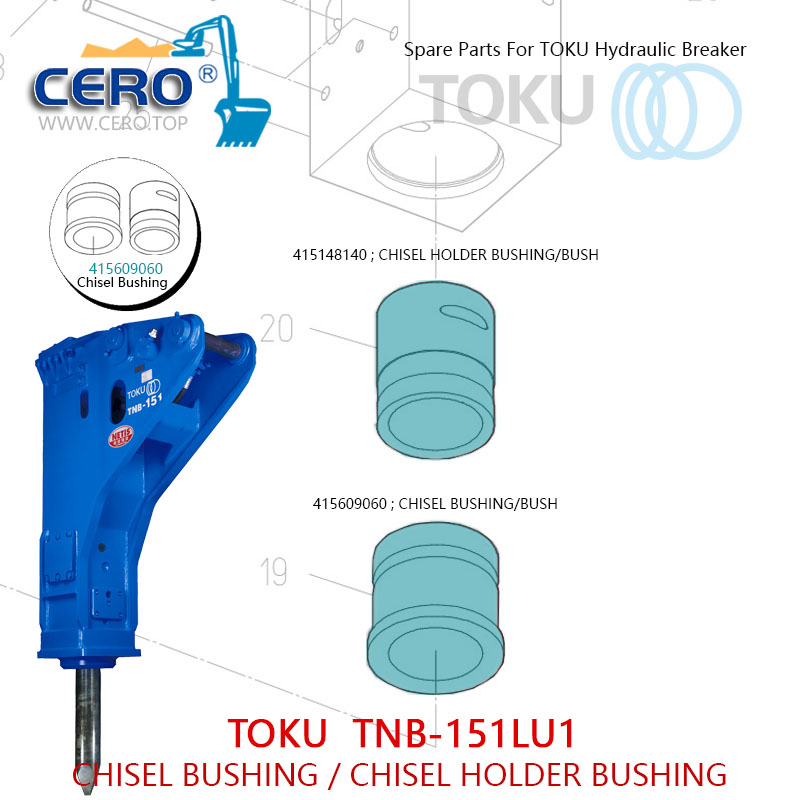 TOKU TNB-151LU1 TNB151LU1 CHISEL BUSH 415609060 BUSH 415148140 TOKU TNB-151LU1 TNB151LU1 CHISEL BUSH 415609060 BUSH 415148140