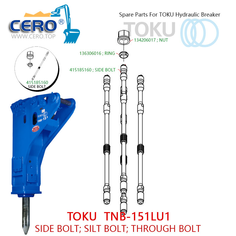 TOKU TNB-151LU1 TNB151LU1 SIDE BOLT 415185160 136306016