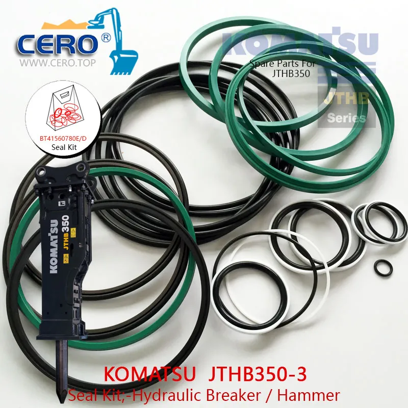 KOMATSU JTHB350 JTHB350-3 Seal Kit BT41560780E BT41560780D