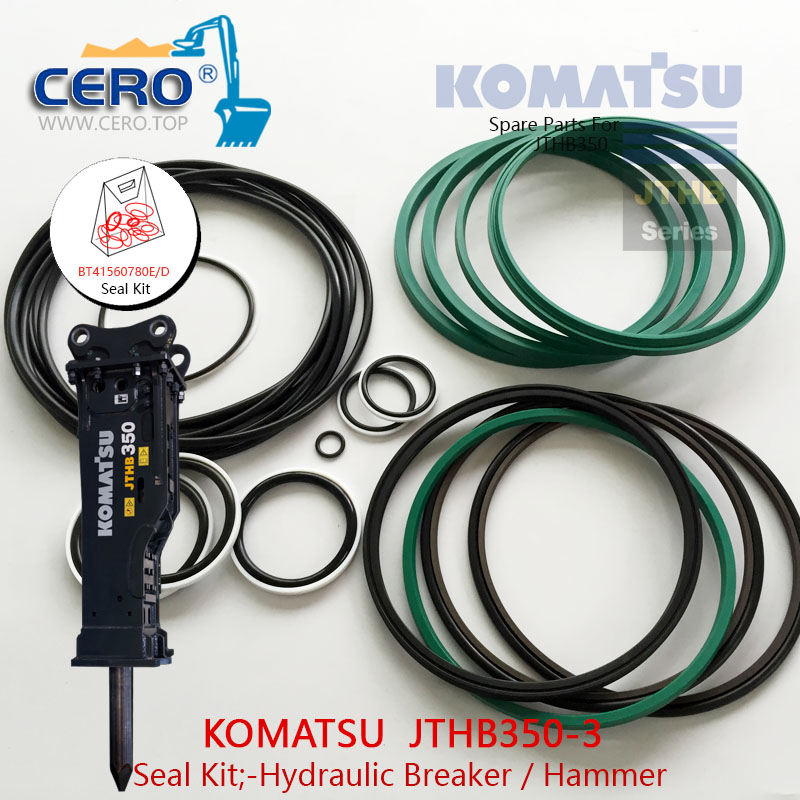 KOMATSU JTHB350 JTHB350-3 Seal Kit BT41560780E BT41560780D