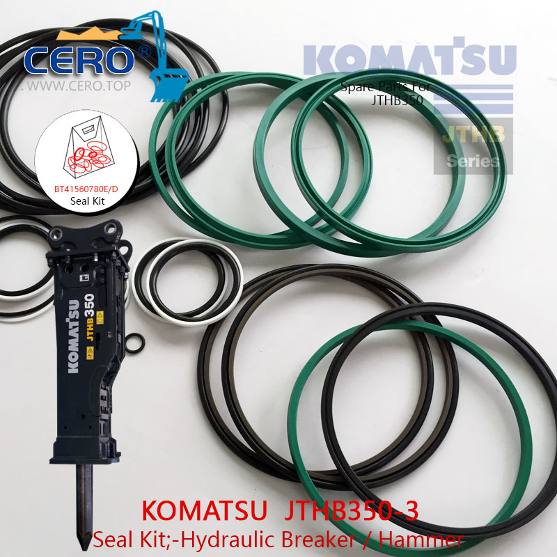 KOMATSU JTHB350 JTHB350-3 Seal Kit BT41560780E BT41560780D