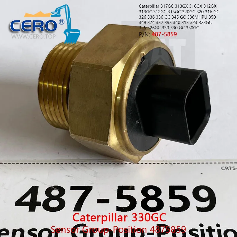 487-5859 SENSOR GP-POSITION 4875859 Caterpillar CENTER JOINT SENSOR