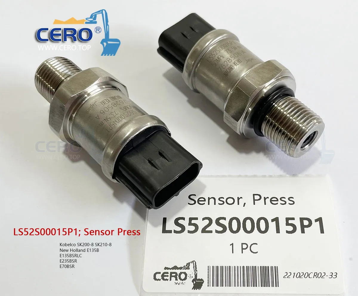 LS52S00015P1 Sensor Press New Holland E135B E235BSR E70BSR High Pressure Sensor