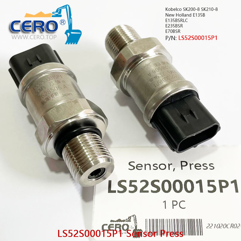 LS52S00015P1 Sensor Press New Holland E135B E235BSR E70BSR High Pressure Sensor