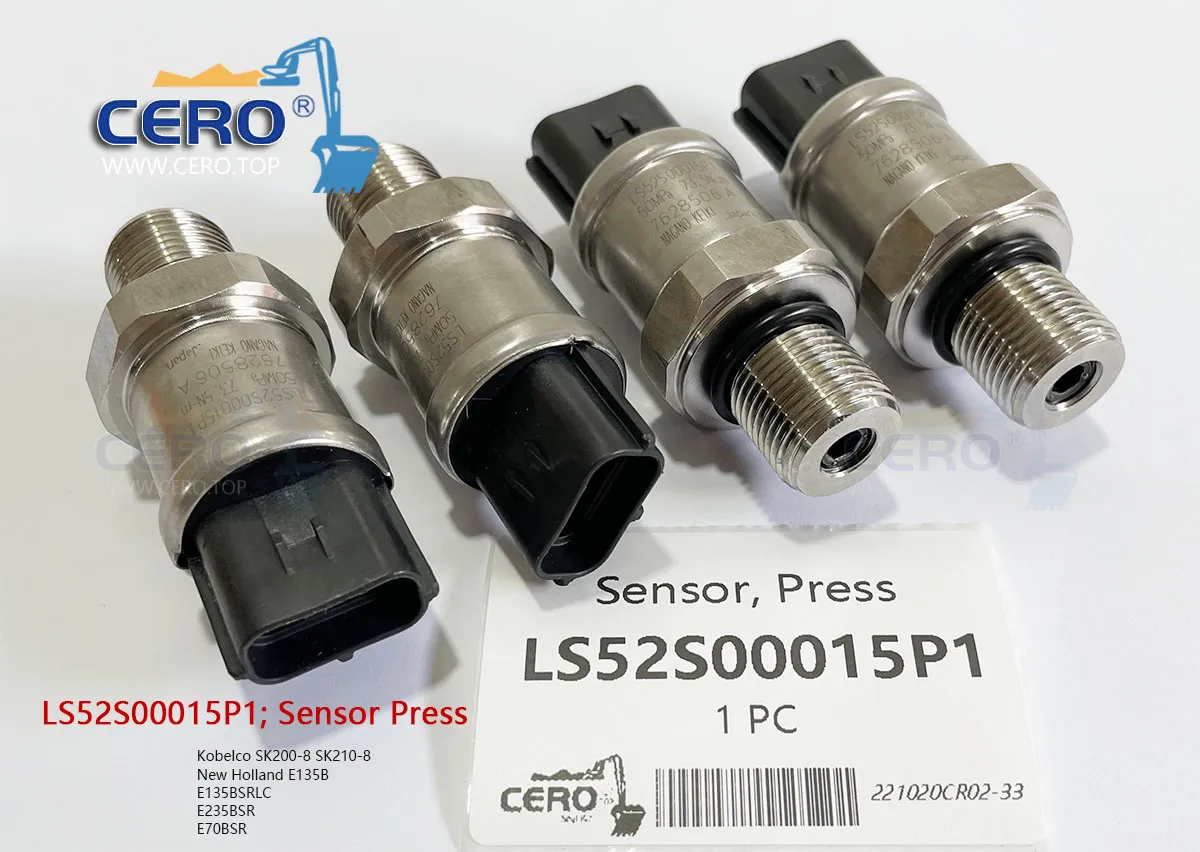 LS52S00015P1 Sensor Press New Holland E135B E235BSR E70BSR High Pressure Sensor