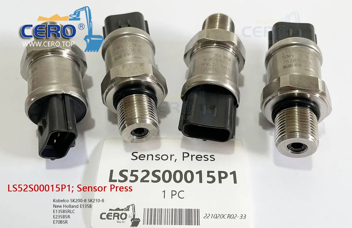 LS52S00015P1 Sensor Press New Holland E135B E235BSR E70BSR High Pressure Sensor