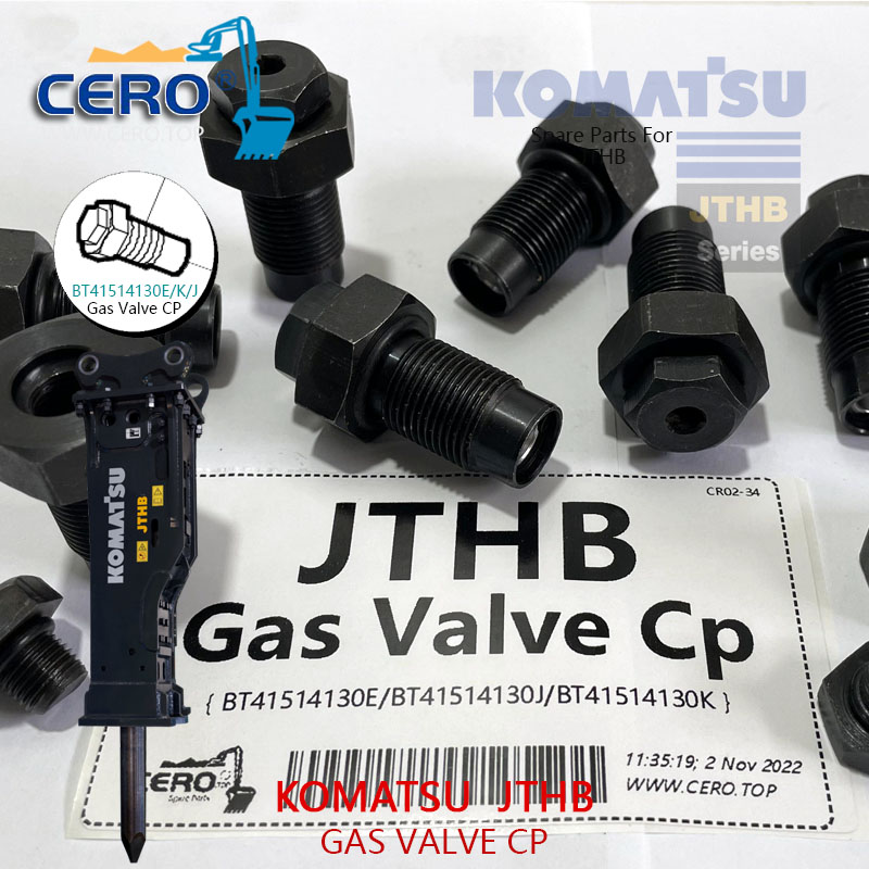 Gas Charging Device Kit KOMATSU JTHB BT41514130K Gas Valve CP