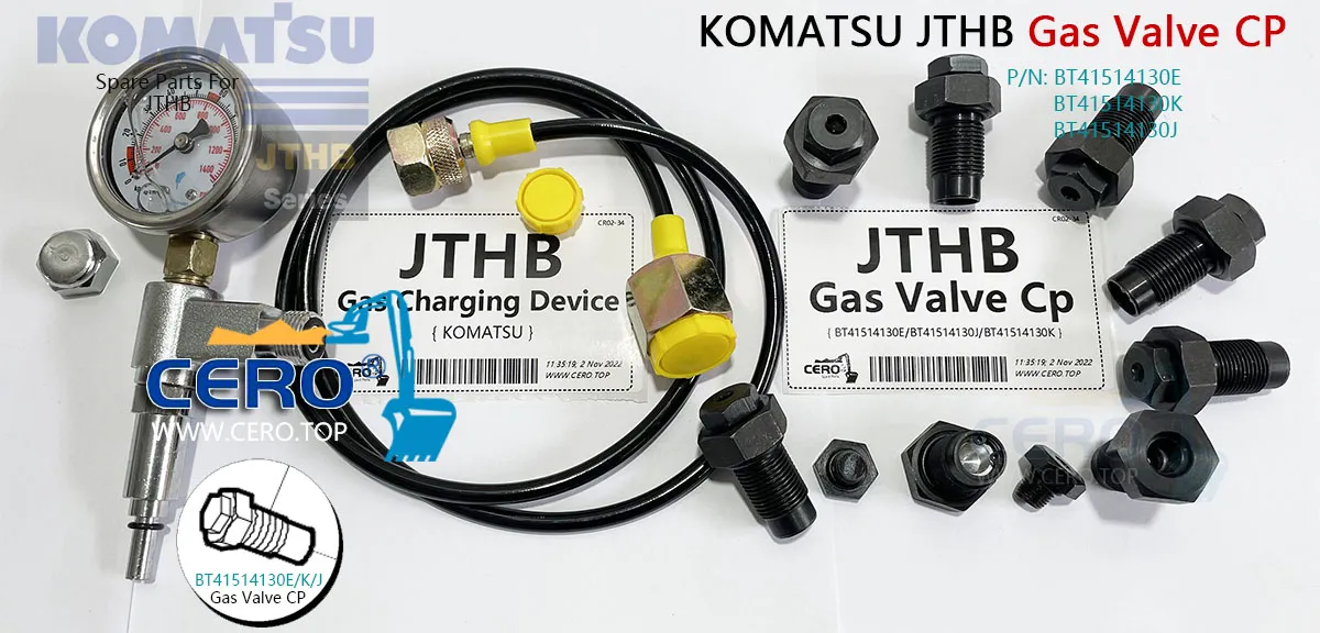 BT41514130K Gas Valve CP KOMATSU JTHB BT41514130E BT41514130J