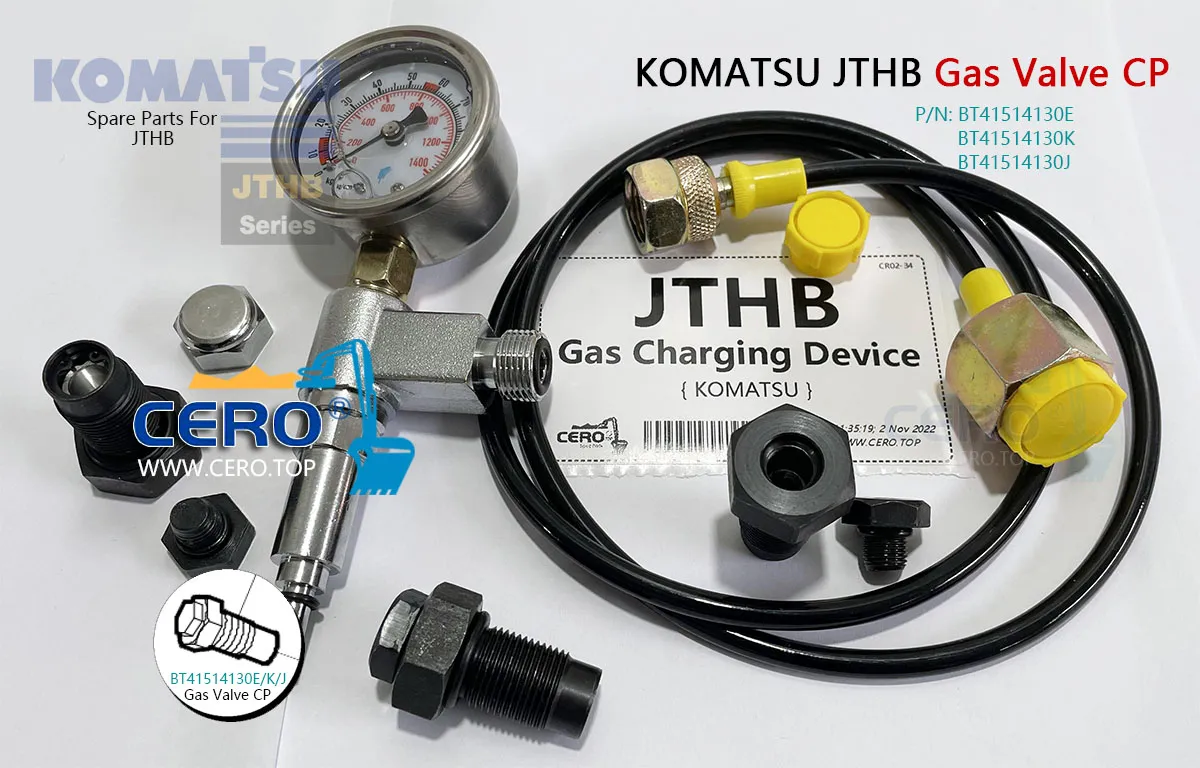 BT41514130K Gas Valve CP KOMATSU JTHB BT41514130E BT41514130J