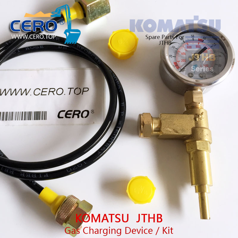 Gas Charging Device Kit KOMATSU JTHB BT41514130K Gas Valve CP