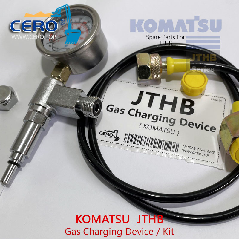 Gas Charging Device Kit KOMATSU JTHB BT41514130K Gas Valve CP