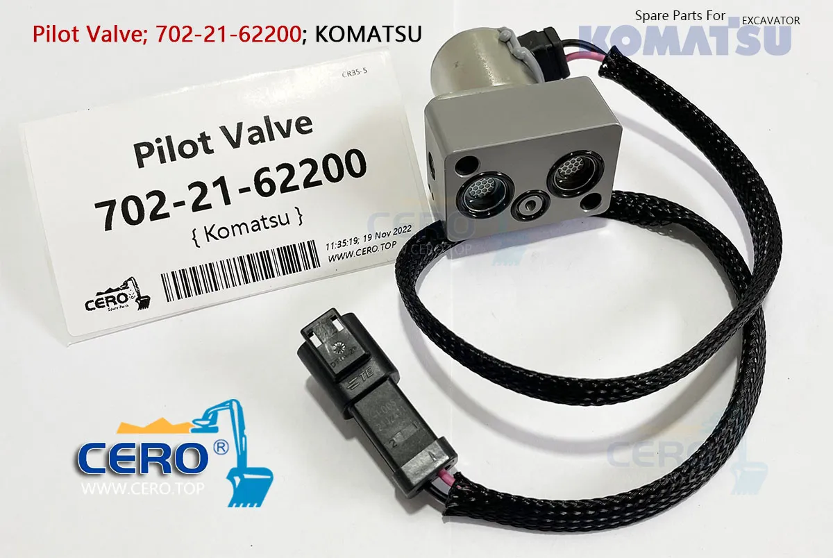 702-21-62200 Pilot Valve 7022162200 KOMATSU PC200-8