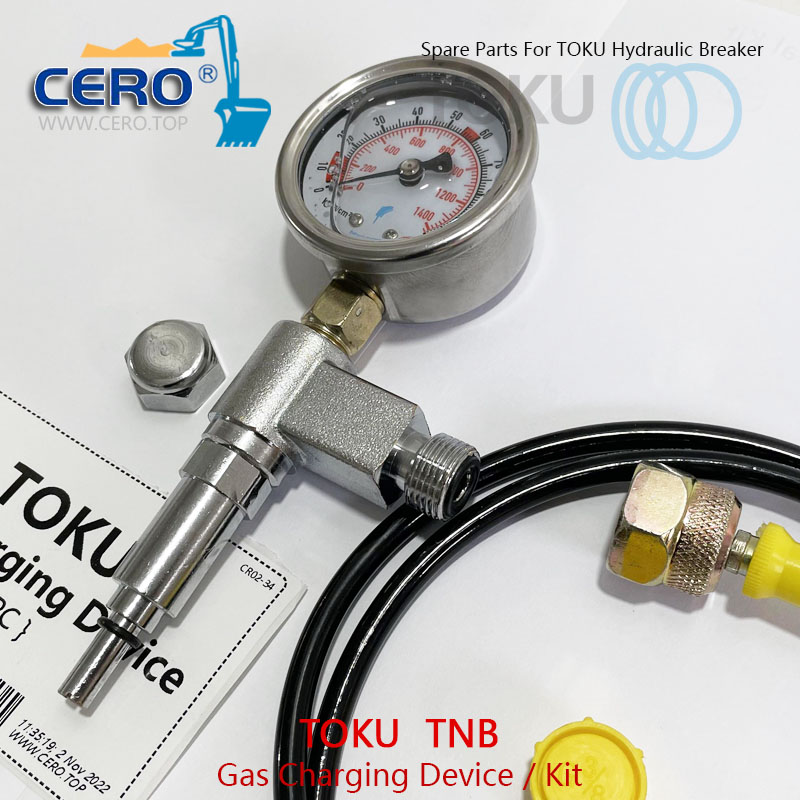Gas Charging Device Kit TOKU TNB 41514130K Gas Valve CP