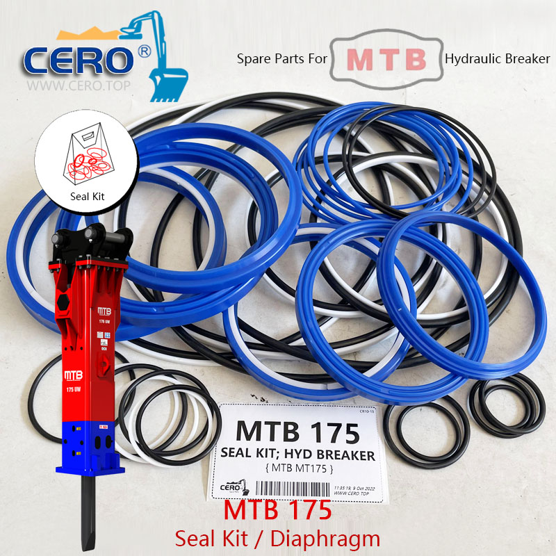 MTB 175 BREAKER SEAL KIT DIAPHRAGM MTB175 MTB-175 MT 175