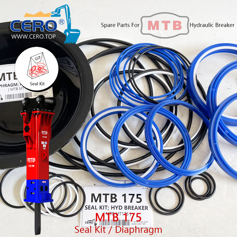 MTB 175 BREAKER SEAL KIT DIAPHRAGM MTB175 MTB-175 MT 175