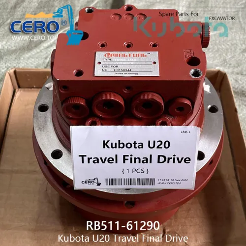 Kubota U20 Travel Final Drive RB511-61290 Travel Motor RB51161290