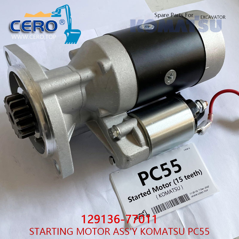 129136-77011 Starting Motor Komatsu PC55 Starter Motor