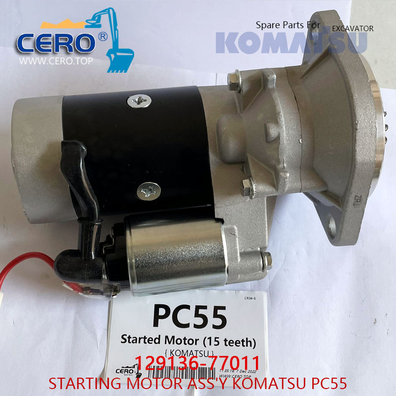 129136-77011 Starting Motor Komatsu PC55 Starter Motor