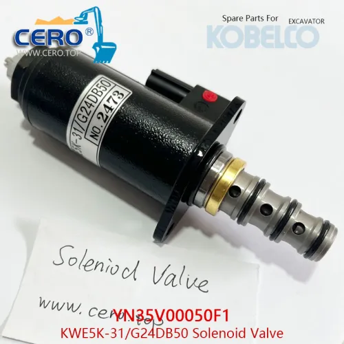 YN35V00050F1 KWE5K-31 G24DB50 SOLENOID VALVE KOBELCO SK200-8