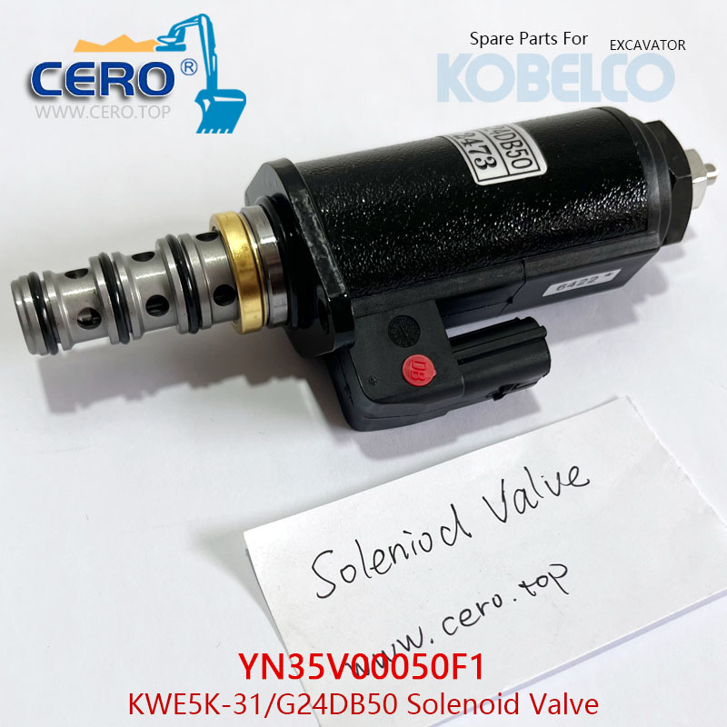 YN35V00050F1 KWE5K-31 G24DB50 Solenoïde Kobelco SK200-8