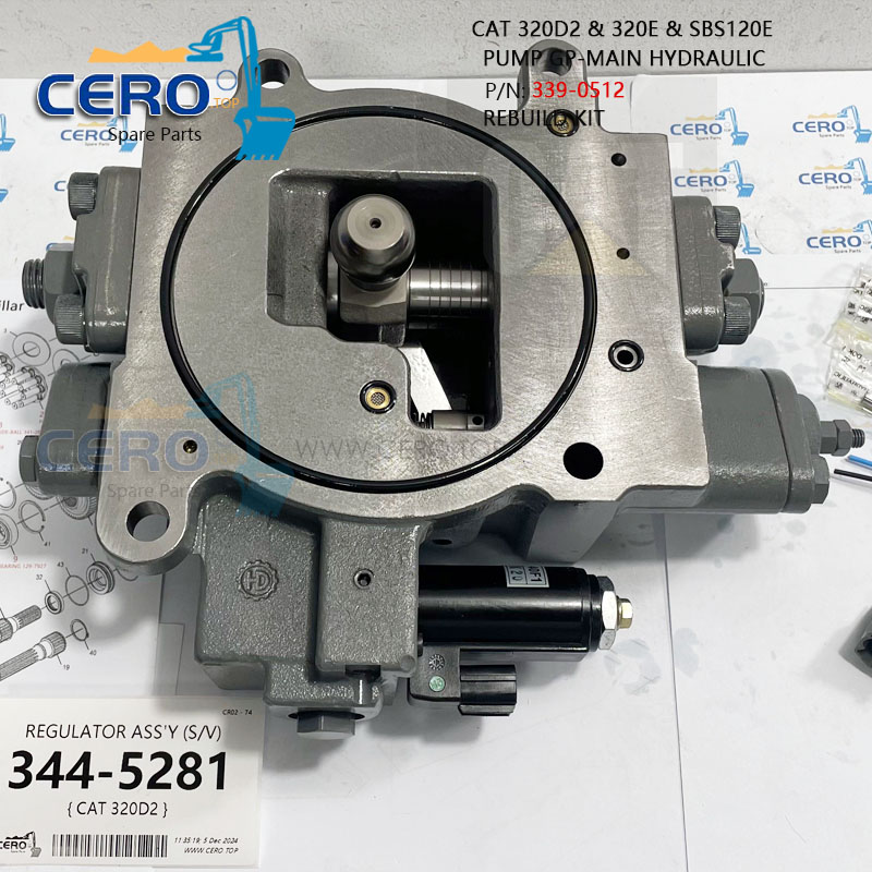 CAT 320D2 320E 339-0512 397-3680 SBS120E 3390512 3973680 PUMP