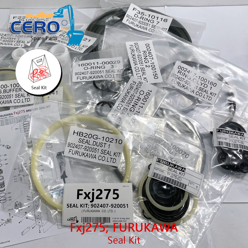 FURUKAWA Fxj275 Seal Kit 902407-920050 902407-920051 902407