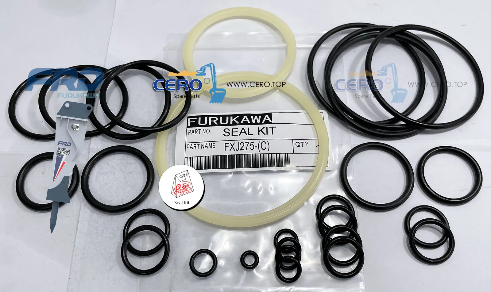 FURUKAWA Fxj275 Seal Kit 902407-920050 902407-920051 902407-920052 ...