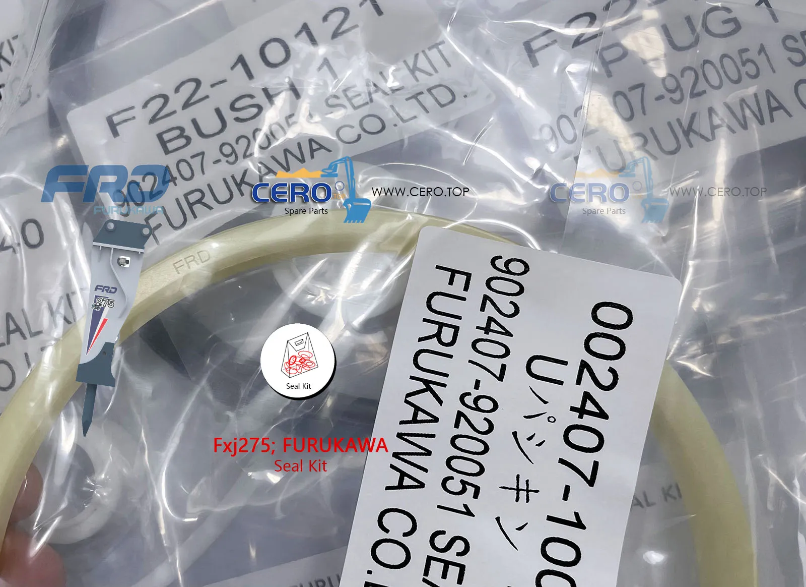 FURUKAWA Fxj275 Seal Kit 902407-920050 902407-920051 902407-920052 ...
