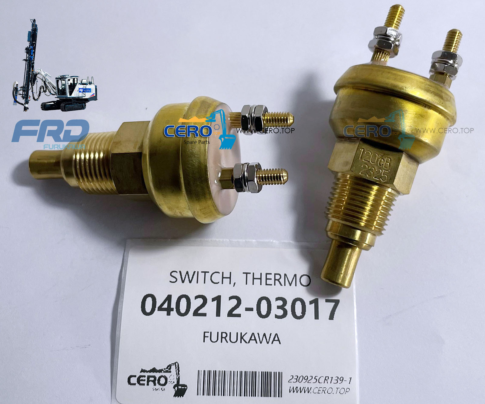 040212-03017 SWITCH THERMO 04021203017 FURUKAWA HCR1200 ROCK