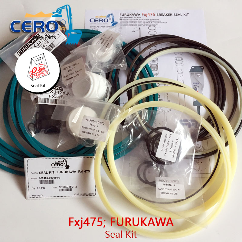 kkjd シーアップ FURUKAWA Fxj475 Seal Kit 902409-920052 902409-920050 902409-920060