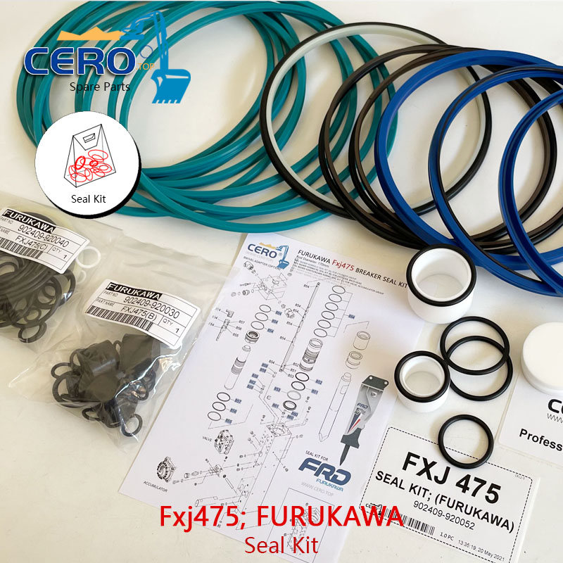 RTFロゴ缶 FURUKAWA Fxj475 Seal Kit 902409-920052 902409-920050 902409