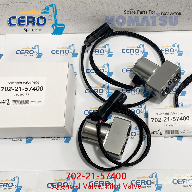 702-21-57400 Solenoid Valve 7022157400 Pilot Valve Komatsu