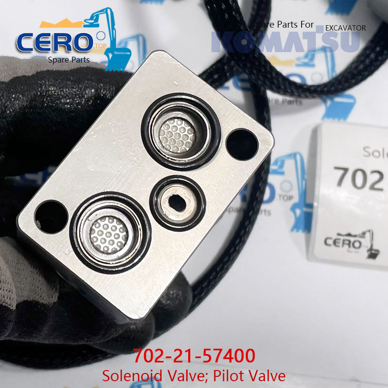 702-21-57400 Solenoid Valve 7022157400 Pilot Valve Komatsu 702-21