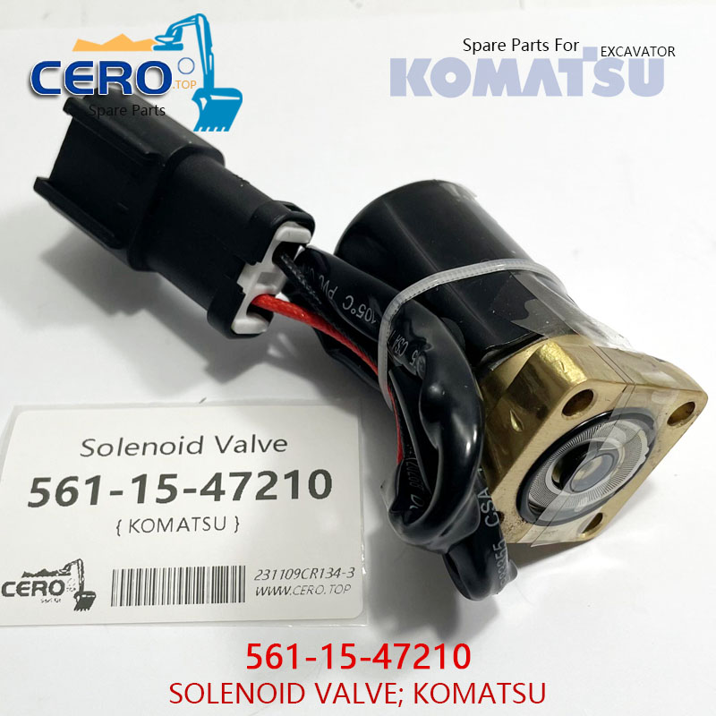 561-15-47210 SOLENOID VALVE 5611547210 KOMATSU 568-15-17210 5681517210
