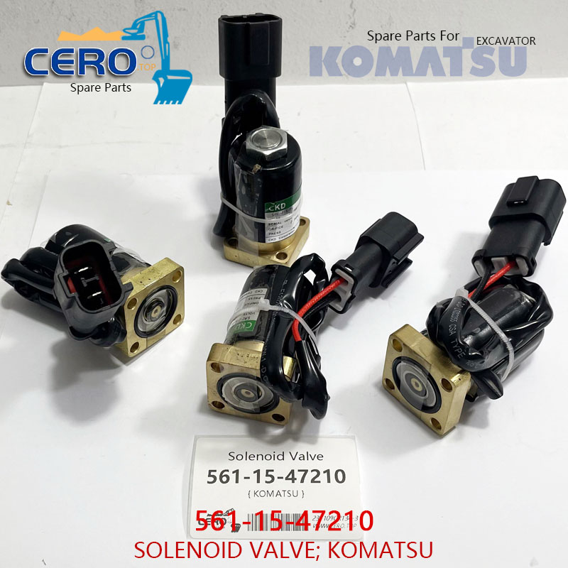561-15-47210 SOLENOID VALVE 5611547210 KOMATSU 568-15-17210 5681517210