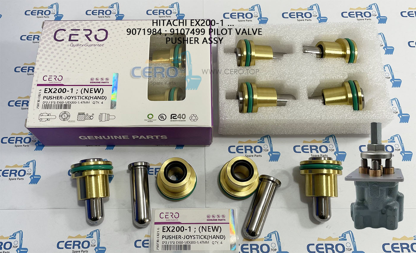 PUSHER 9104359 9104360 PILOT VALVE HITACHI EX200-1 EX200 9107499