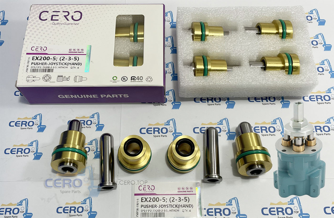 Pu出品 PUSHER 9101513 9107447 9108066 PILOT VALVE HITACHI EX200-5 9156581